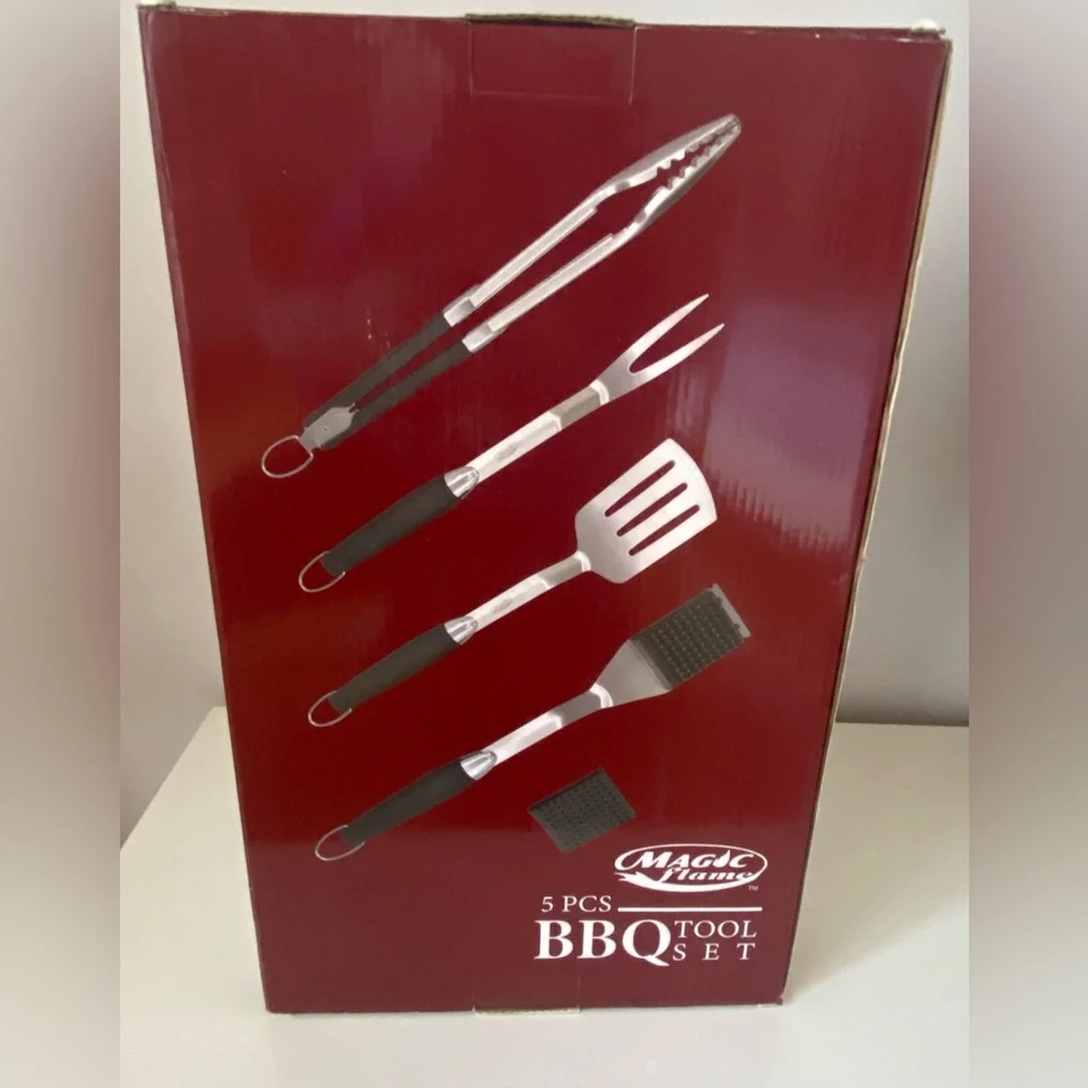 Magic Flame 18” BBQ Grill Tool Set for outdoor , camping Grilling
